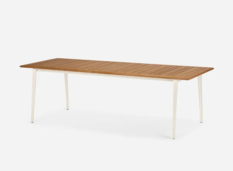 DEDON SET WA Esstisch 100 x 250 cm Teak